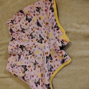 Butterfly Print Kids Shorts